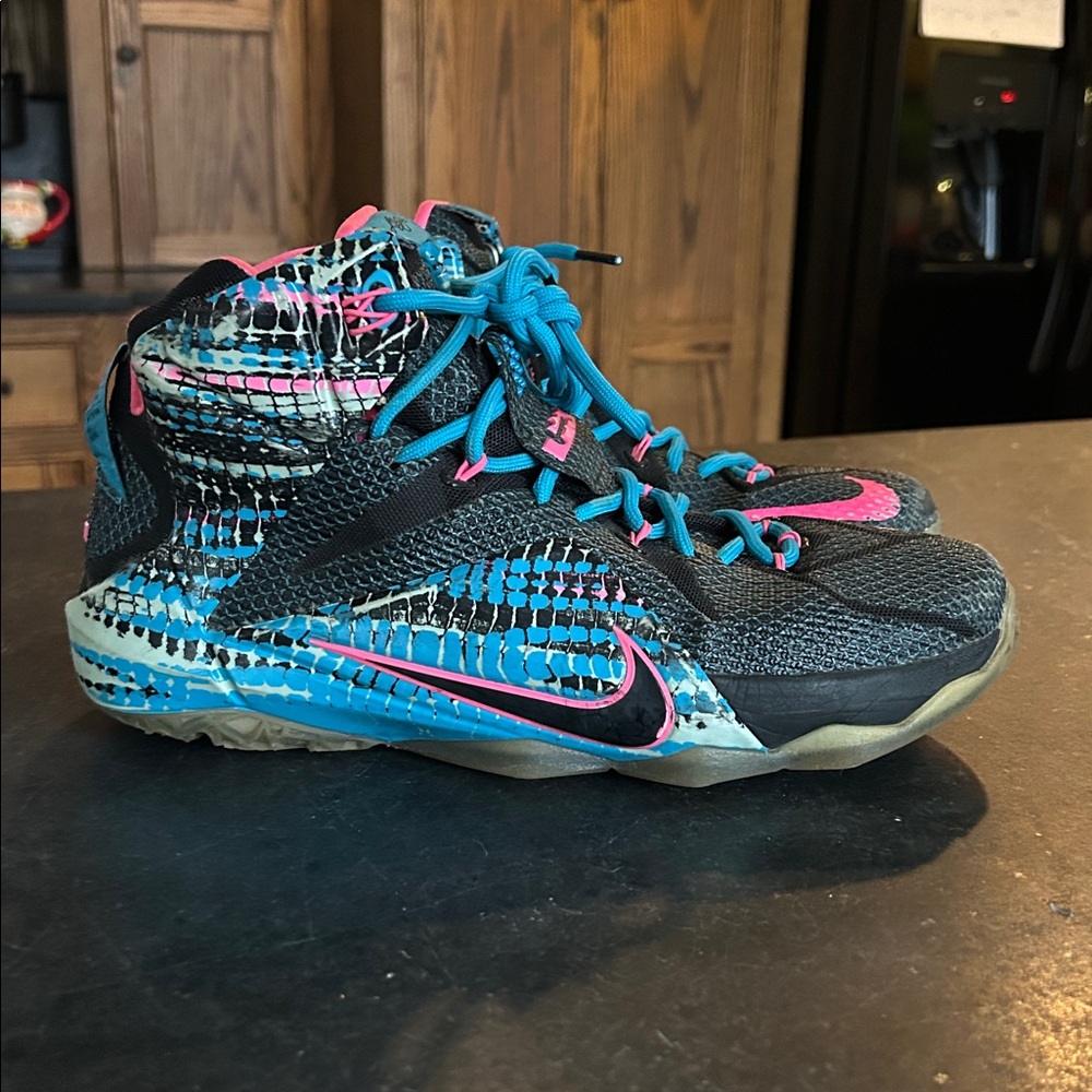 Nike Lebron XII Chromosome sneakers Men’s size 8.5‎